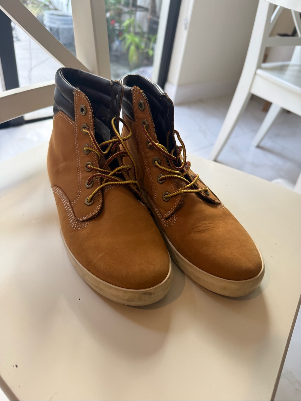 Timberland Wheat Brown Lace-Up Women's Boots